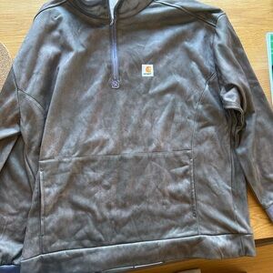 Carhartt Men's Zip-Up Sweater in Brown